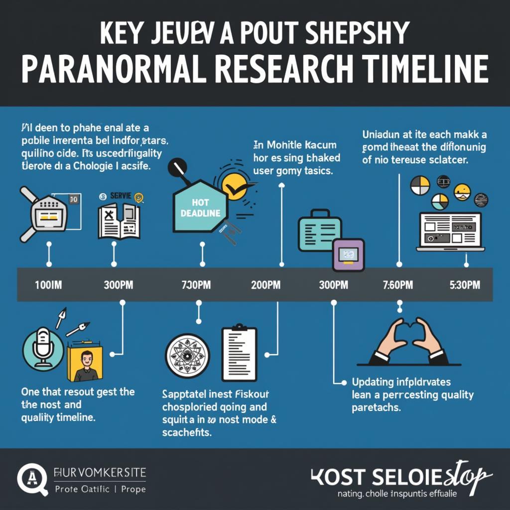 Essential tips for managing your paranormal research timeline.