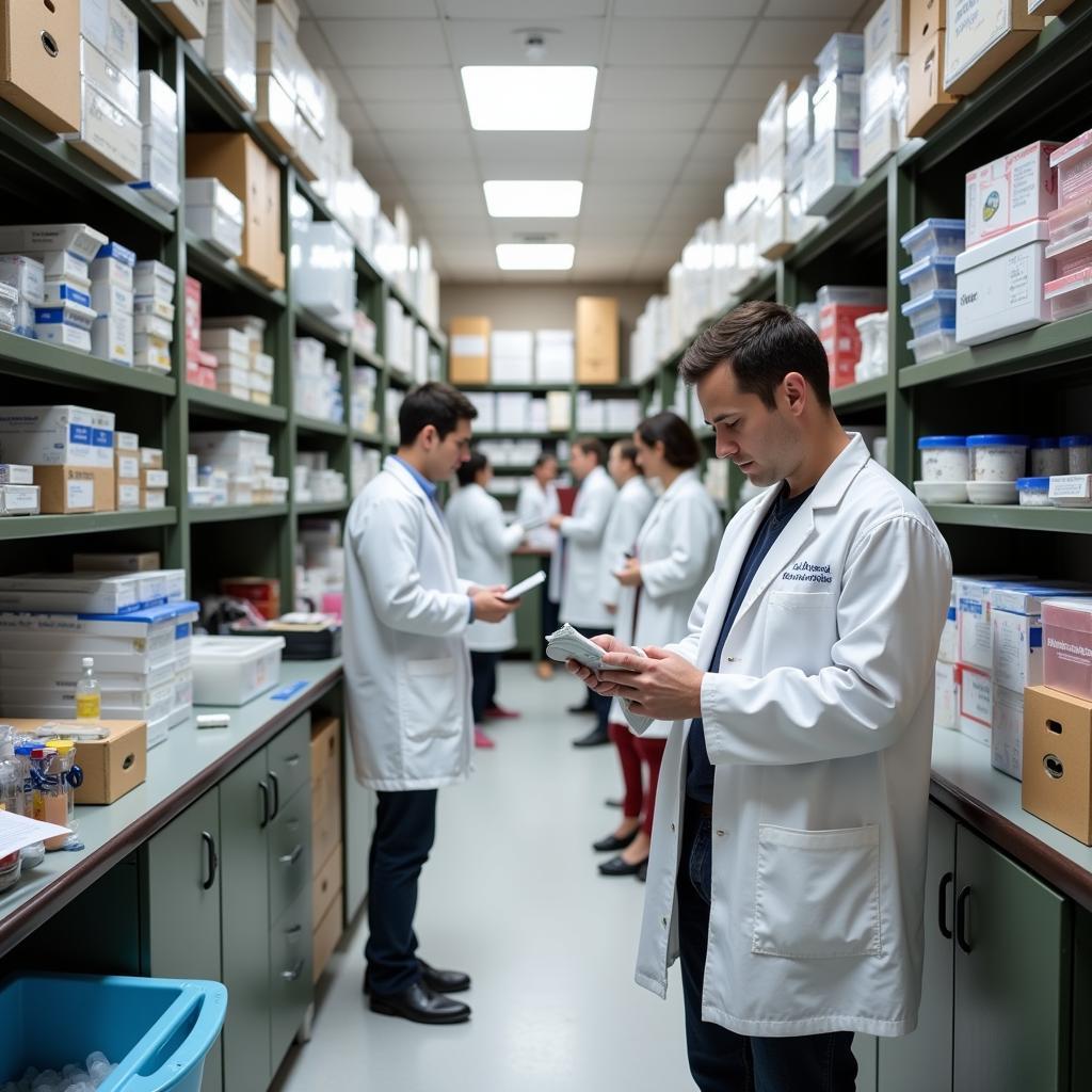 Researchers Studying Tissue Samples in the Windber Biorepository