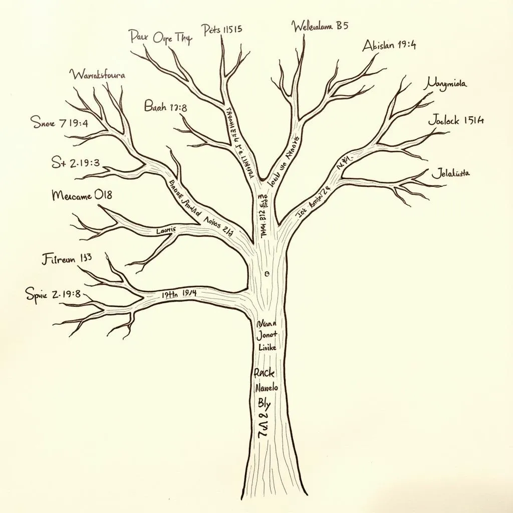 Tracing a Family Tree