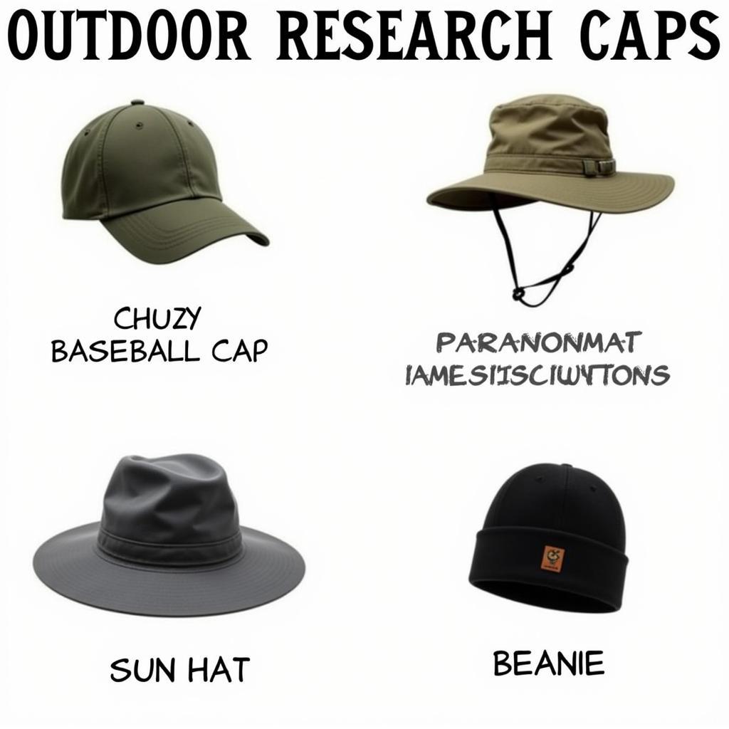 Types of Outdoor Research Caps for Paranormal Investigations