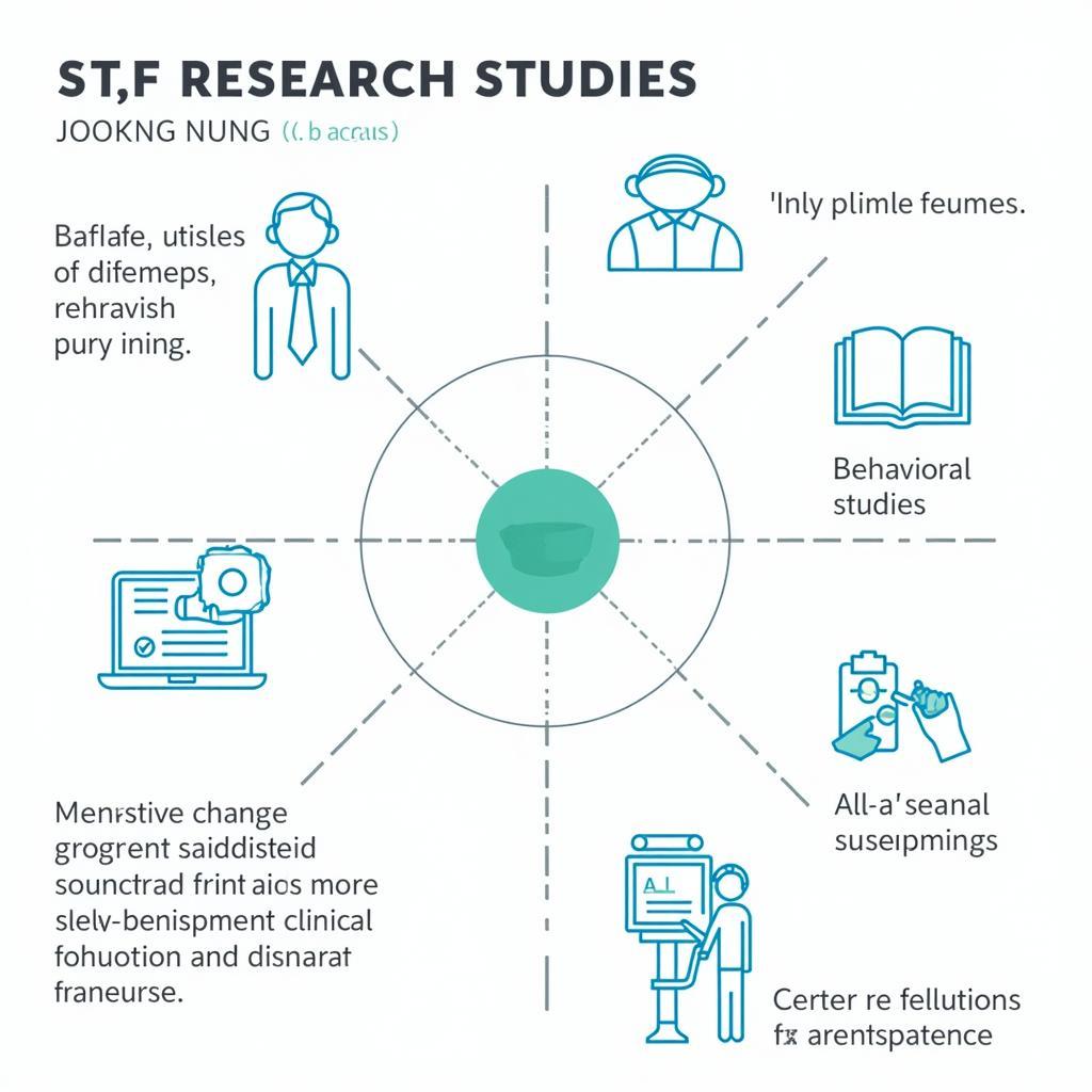 Visual representation of different research study types conducted in Baltimore