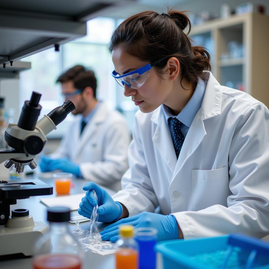 UCLA Staff Research Associate Conducting Laboratory Experiments