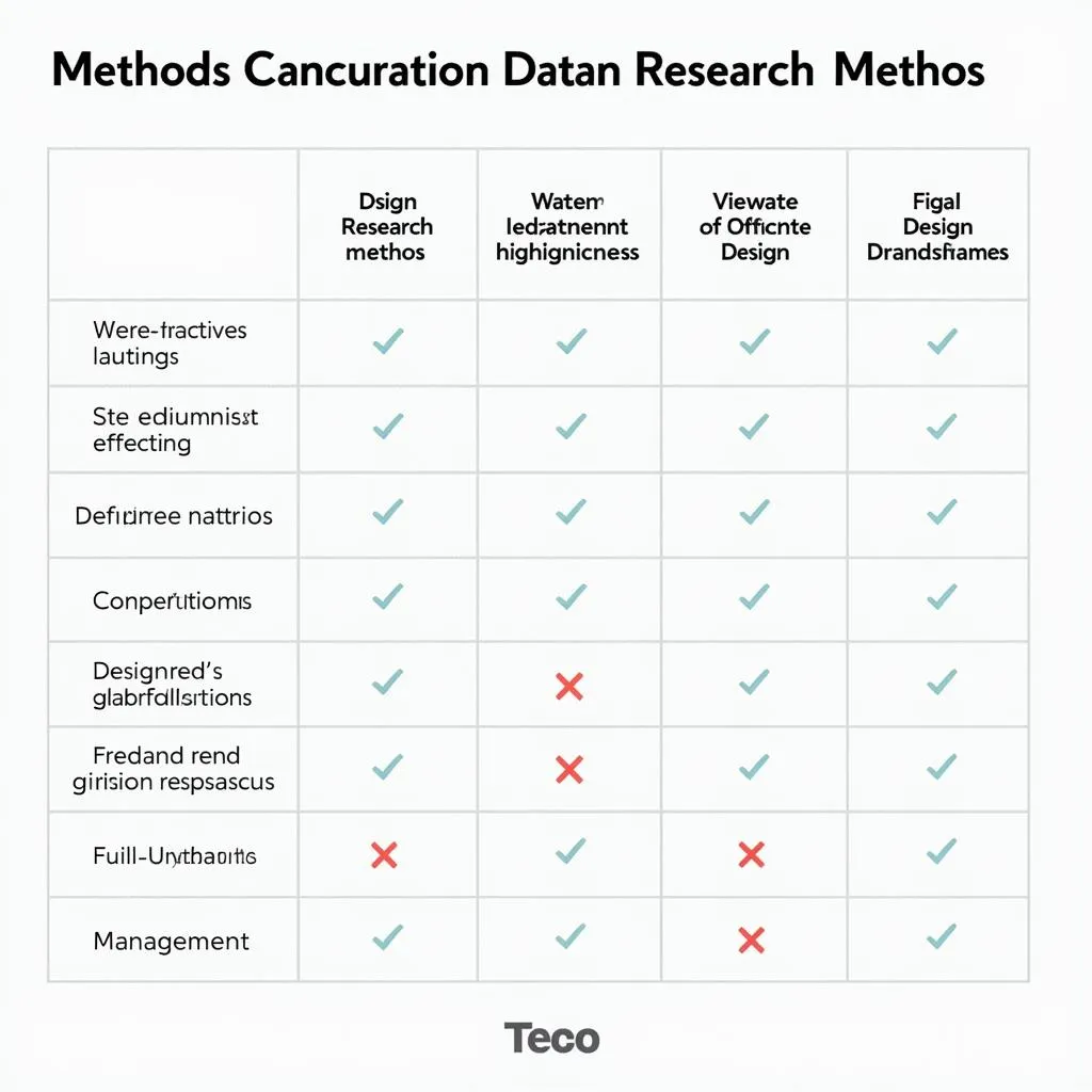 Comparison of UI Design Research Methods