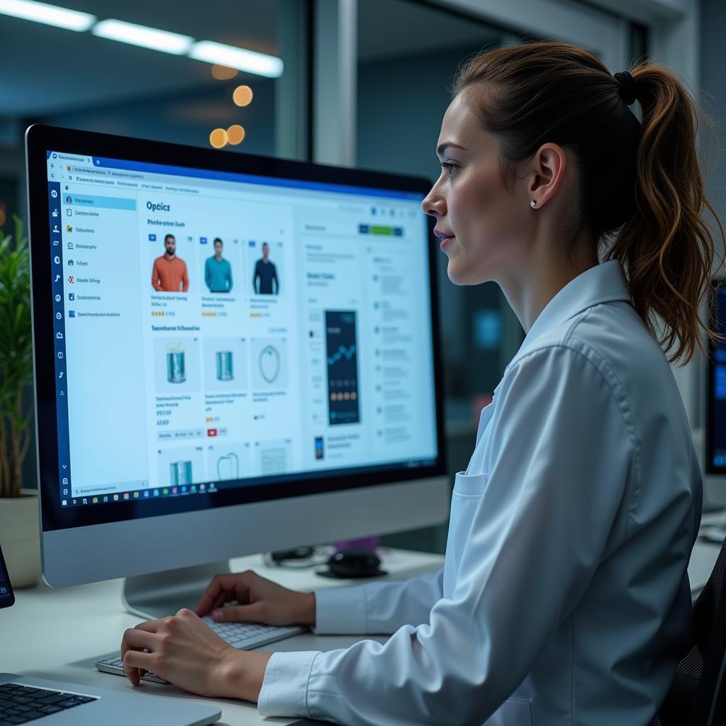 Researcher Utilizing the Umich Biomedical Research Store Platform