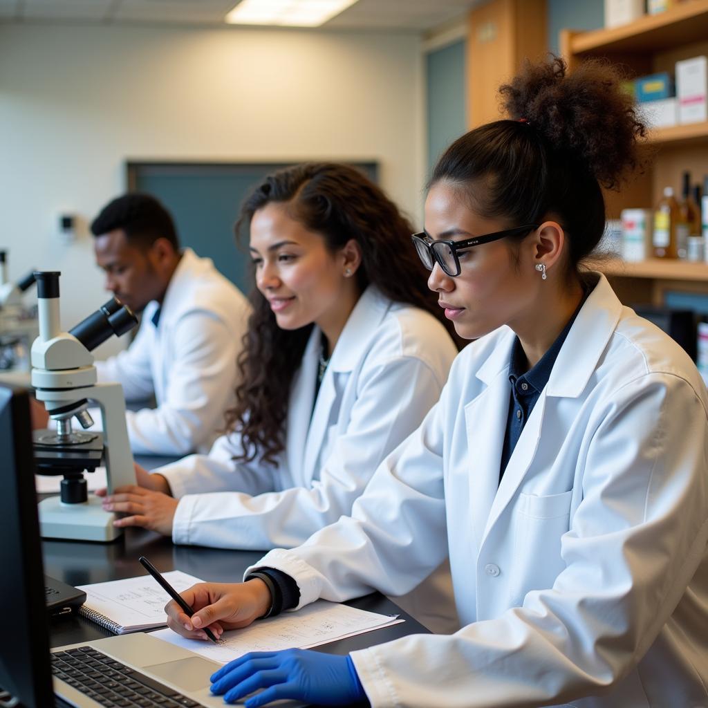 Students Conducting Research in a UCF Lab