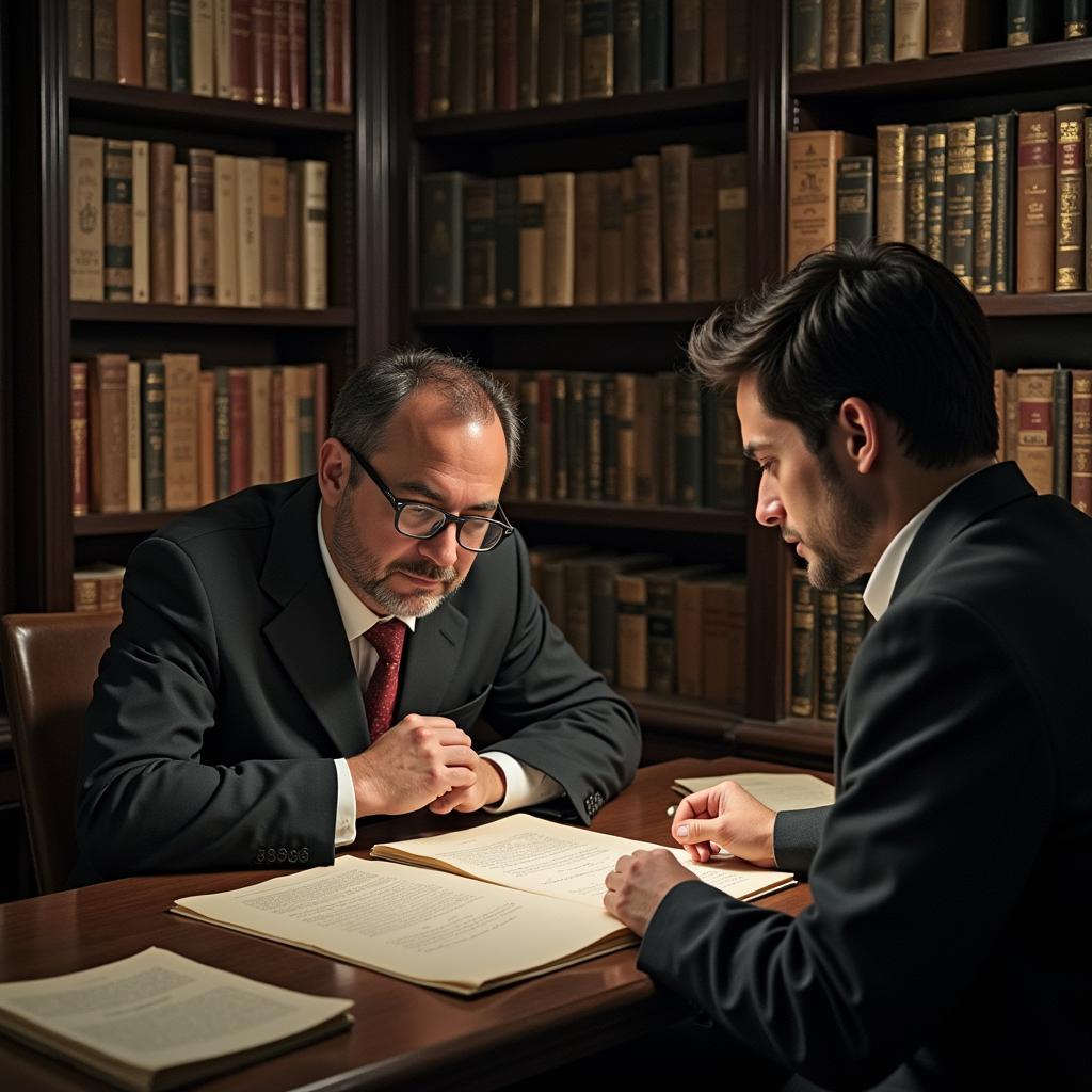 University of Geneva library archives with researchers studying old documents.