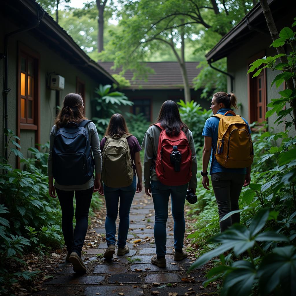 Urban explorers at Nacote Creek