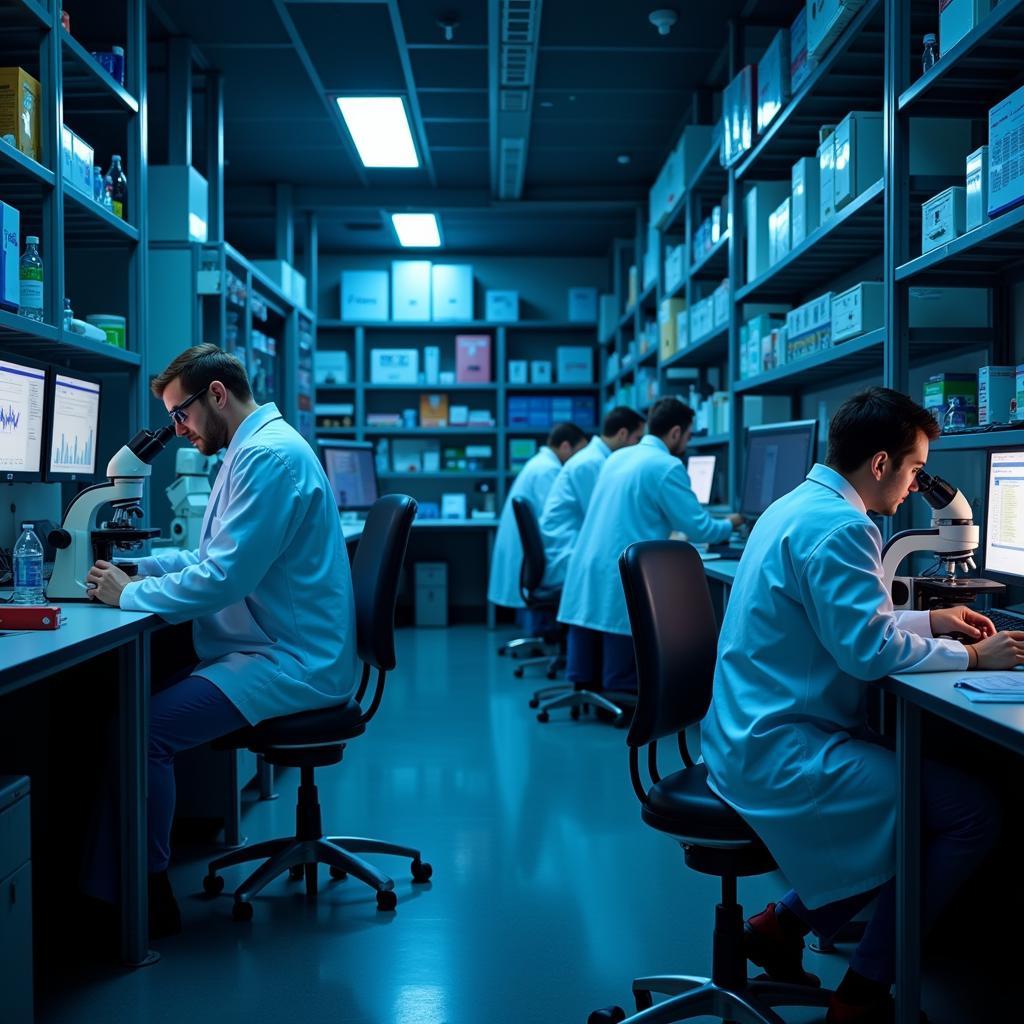 Modern Urgent Research Lab Interior