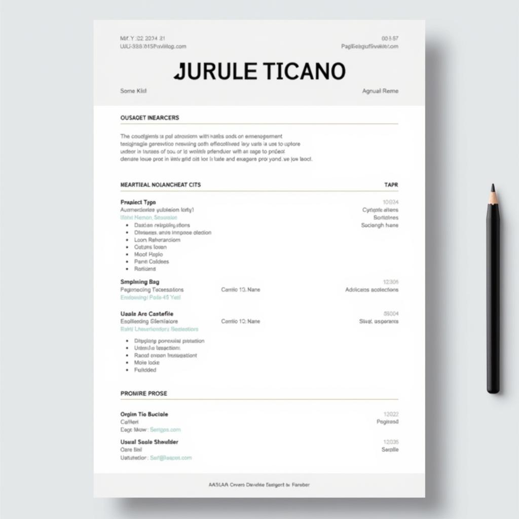 User experience researcher resume template