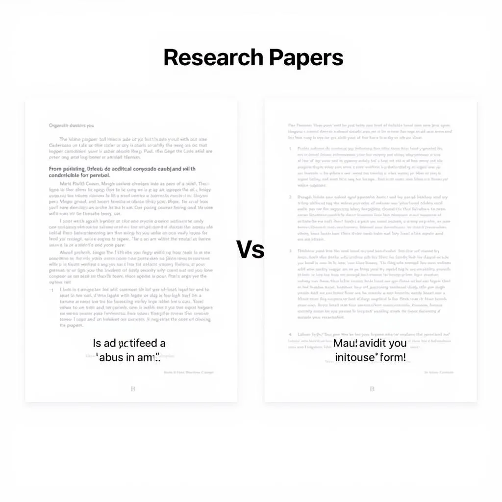 Research Paper with "You" vs. Without