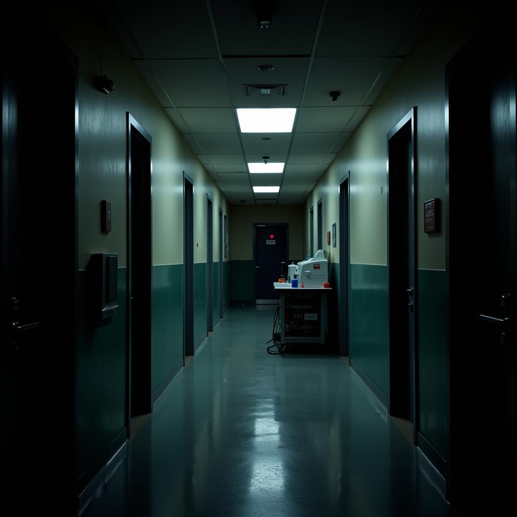 Empty Hallway in UTRGV Biomedical Research Building