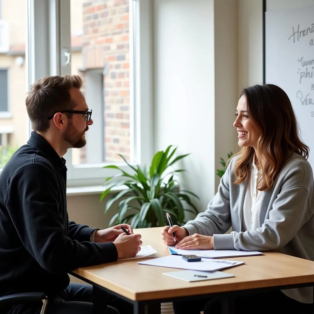 UX research interview setup