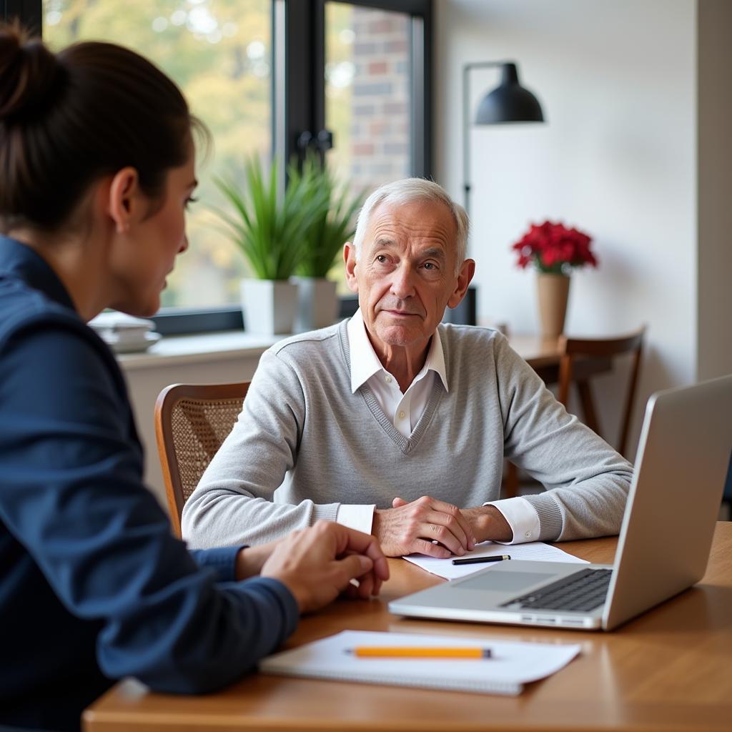 UX Research Volunteer Conducting a User Interview