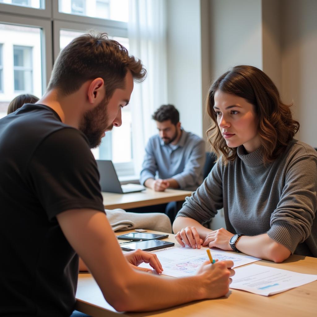 UX Researcher Conducting User Interview