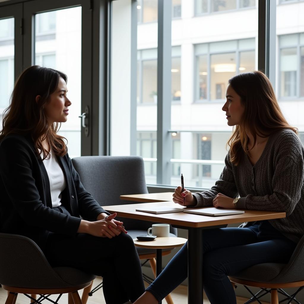 UX Researcher Conducting User Interview