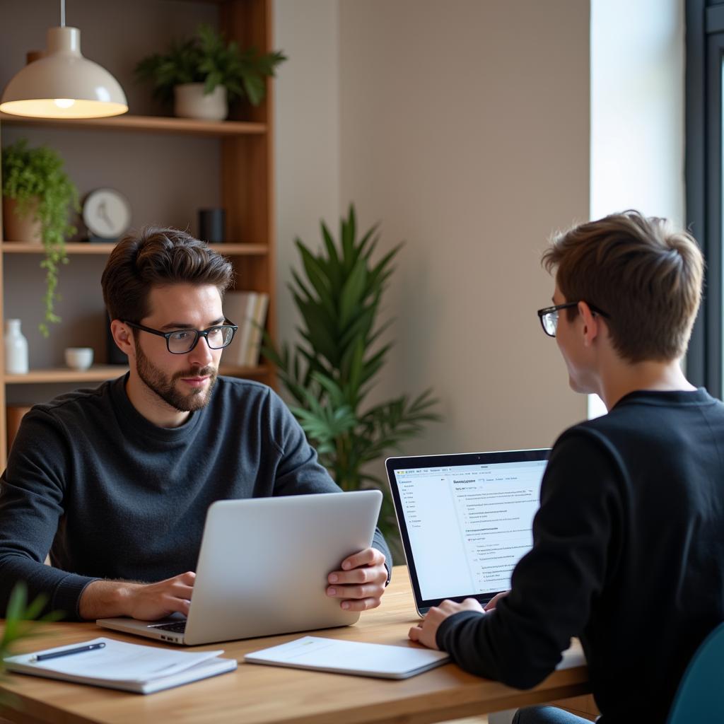 UX Researcher Conducting User Interview