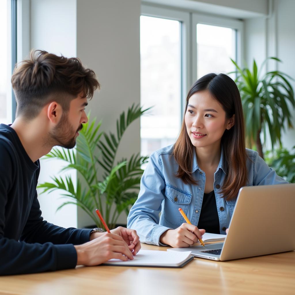 UX Researcher Conducting User Interview