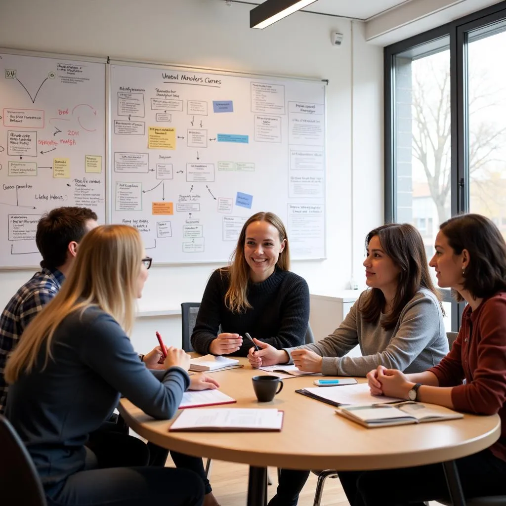 UX Team Collaborating on User Research