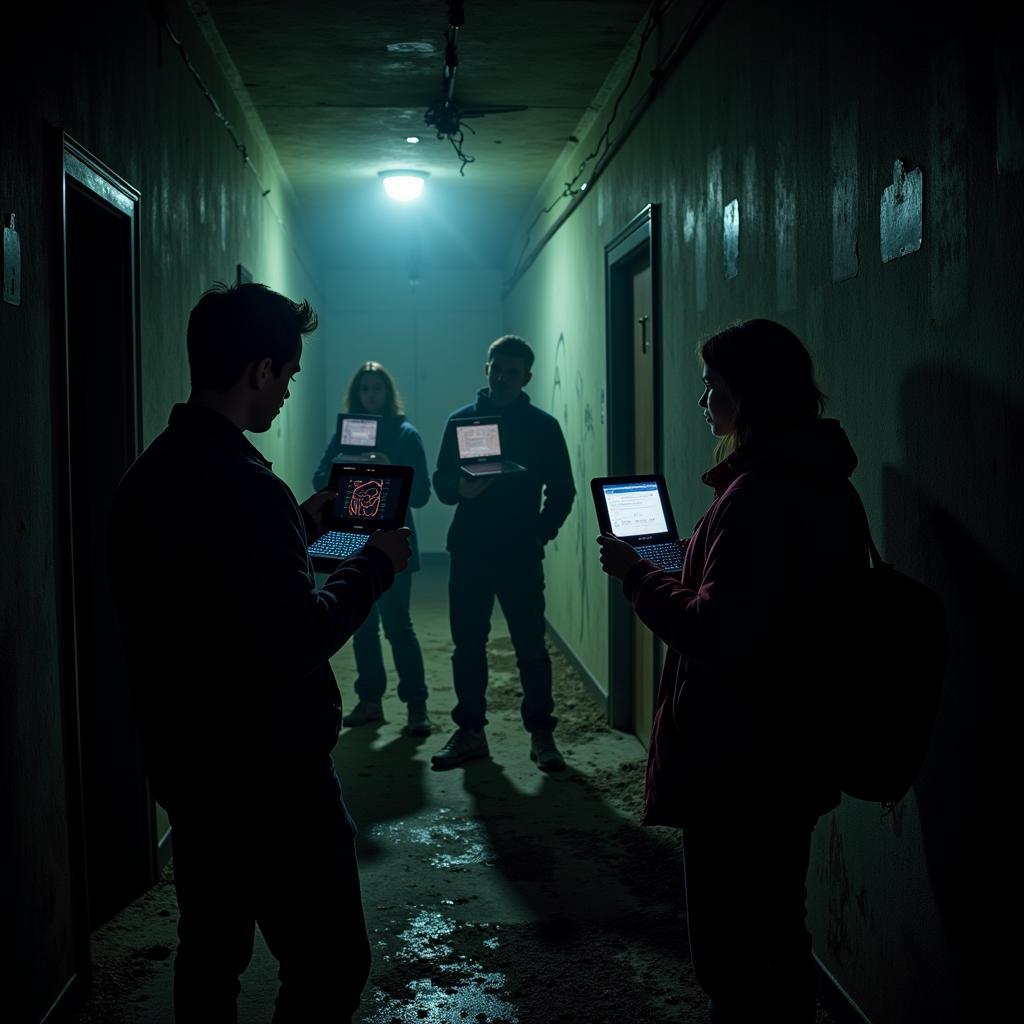 Paranormal Researchers Using Vector Research Receivers in the Field