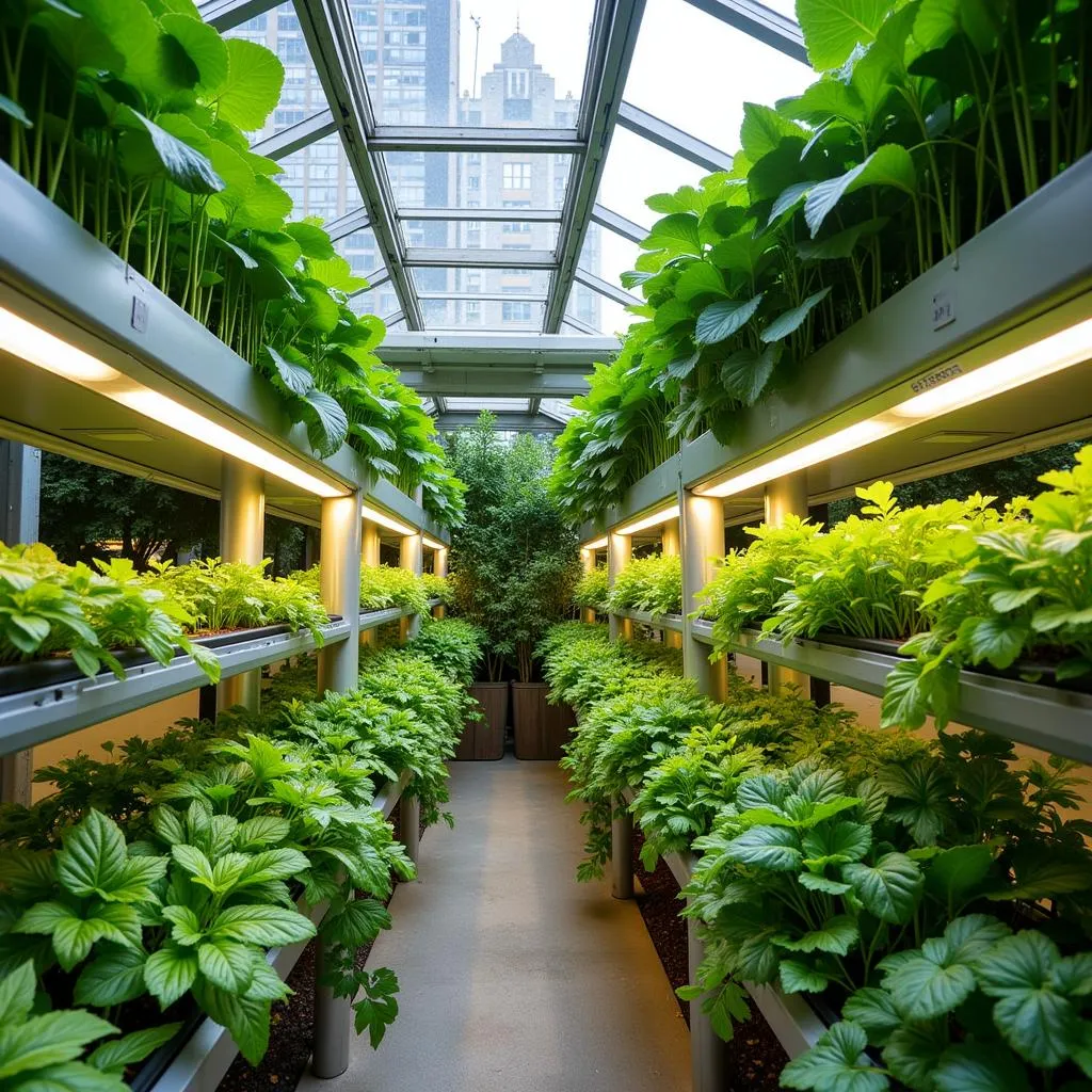 Vertical Farming in an Urban Environment