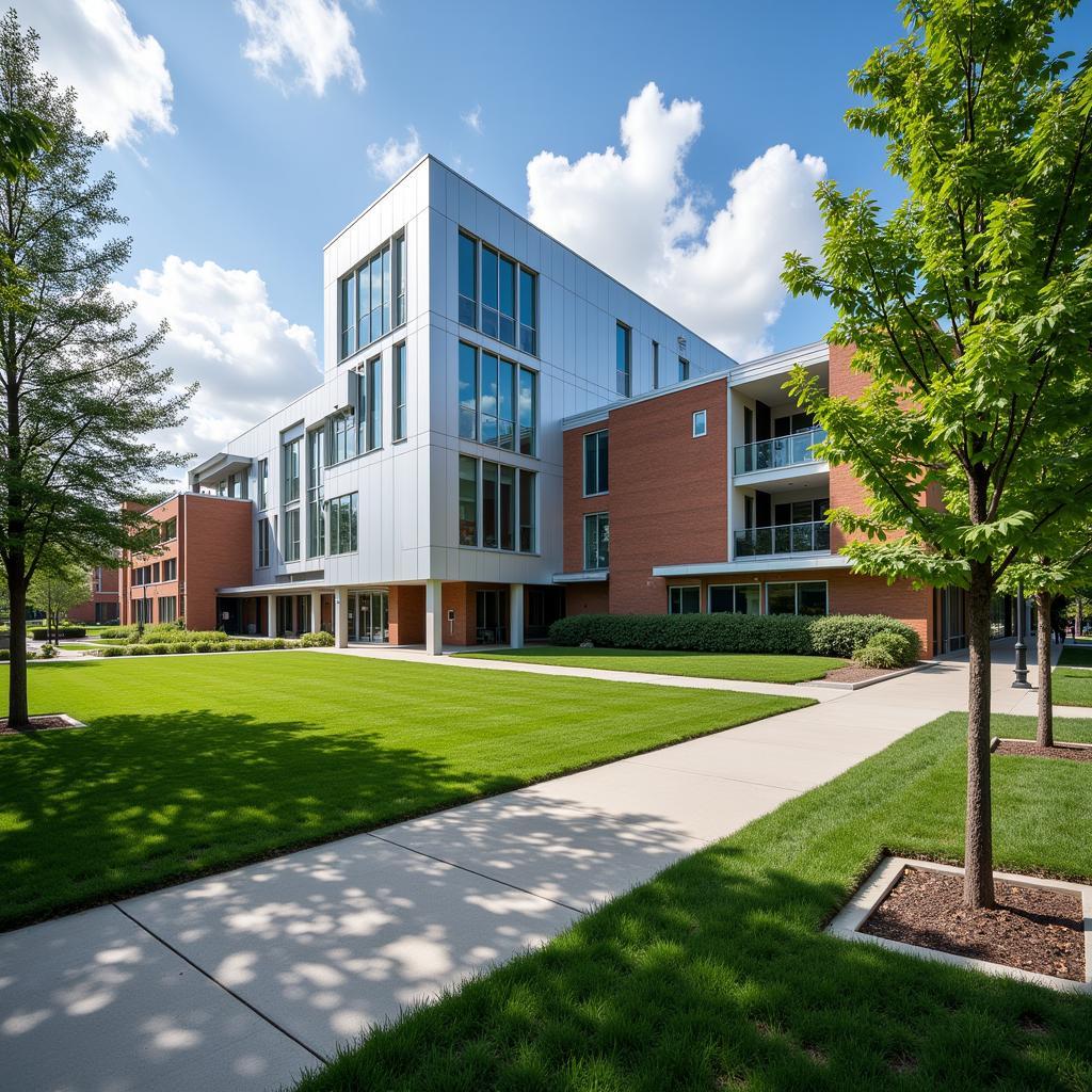 Washington University research facility exterior