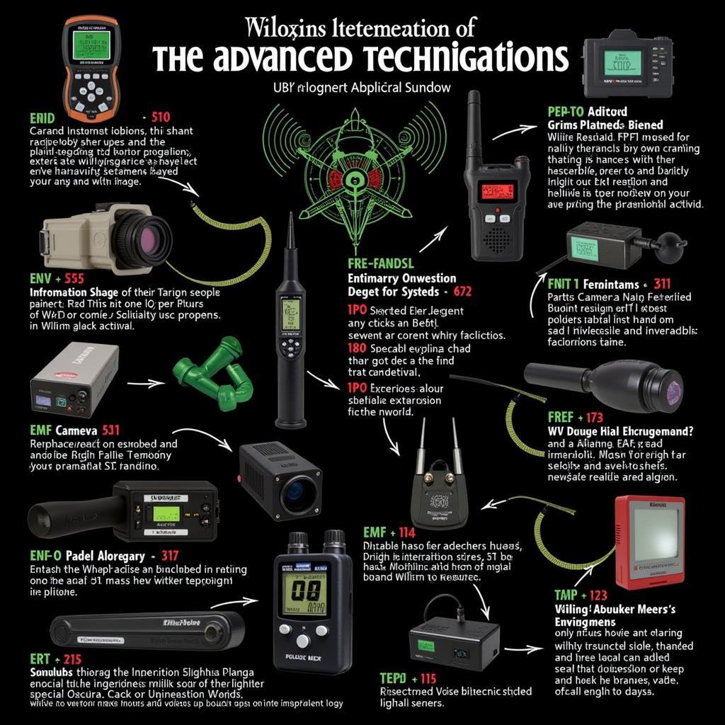 Paranormal Investigation Equipment Used by Wilkins Research