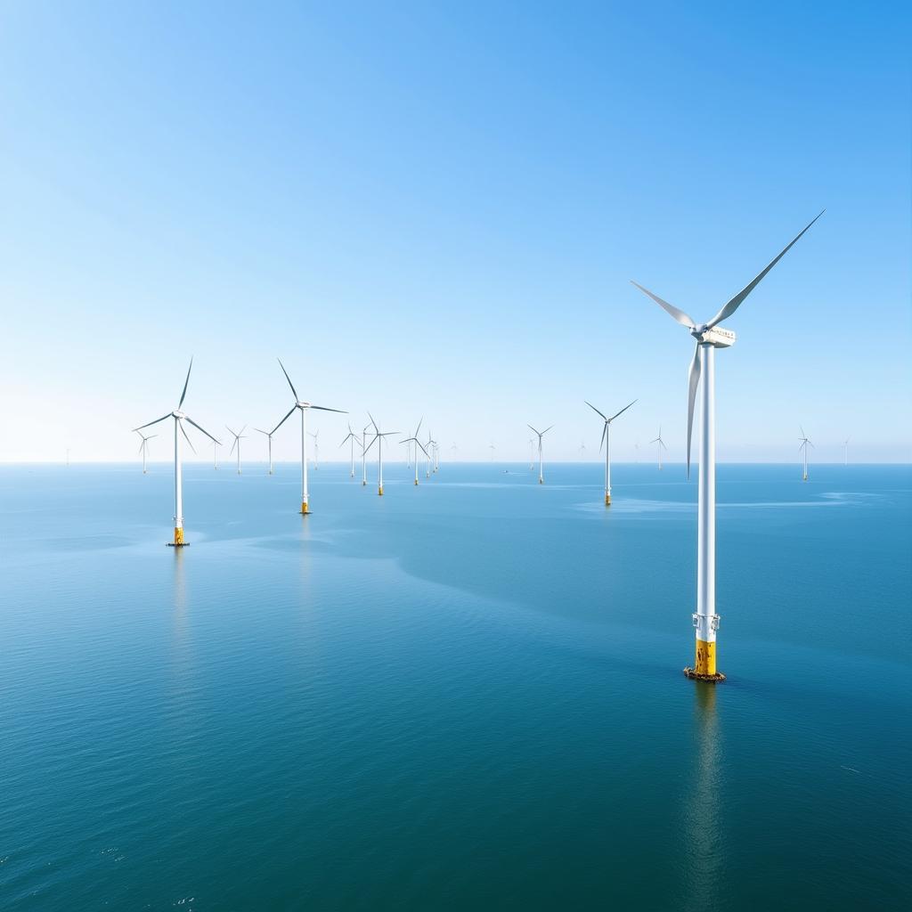 Wind Turbines Offshore Long Island