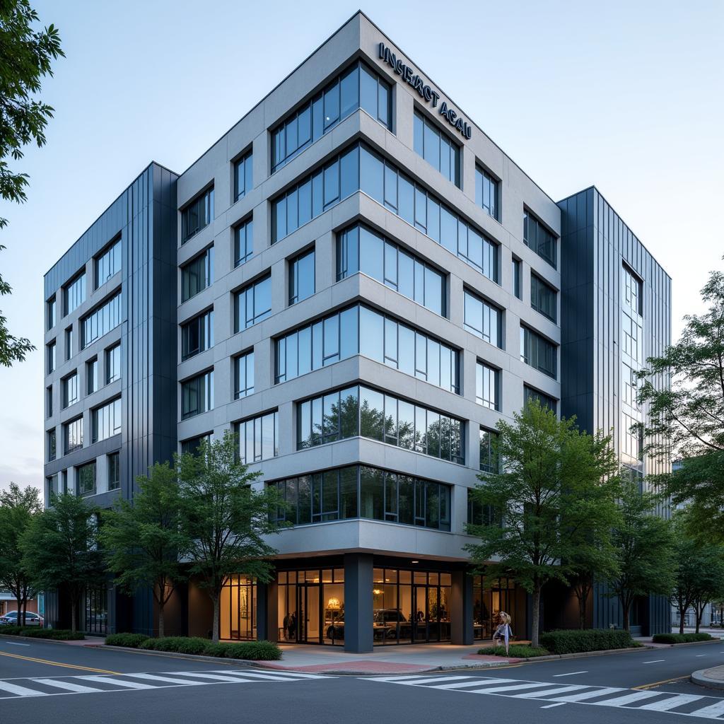 Exterior of 100 Research Drive building in Worcester, MA