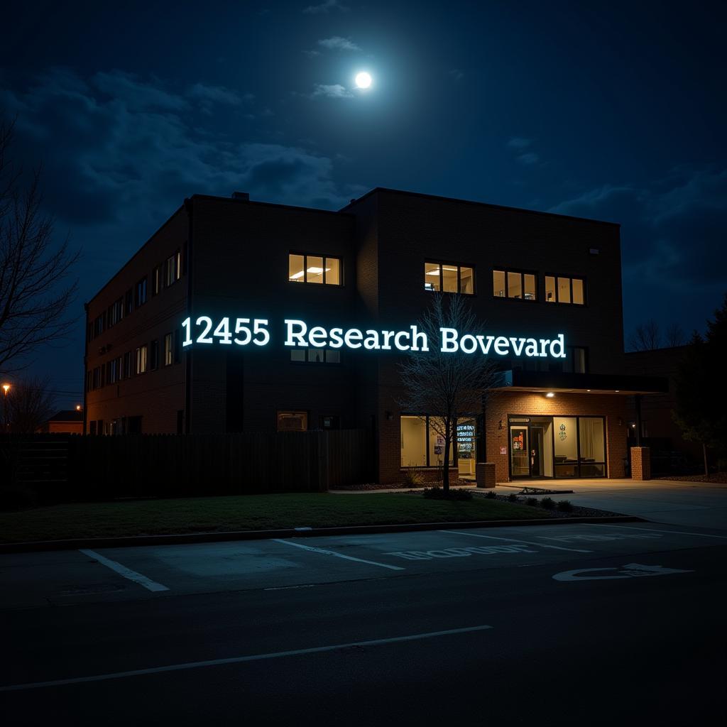 Night View of 12455 Research Boulevard