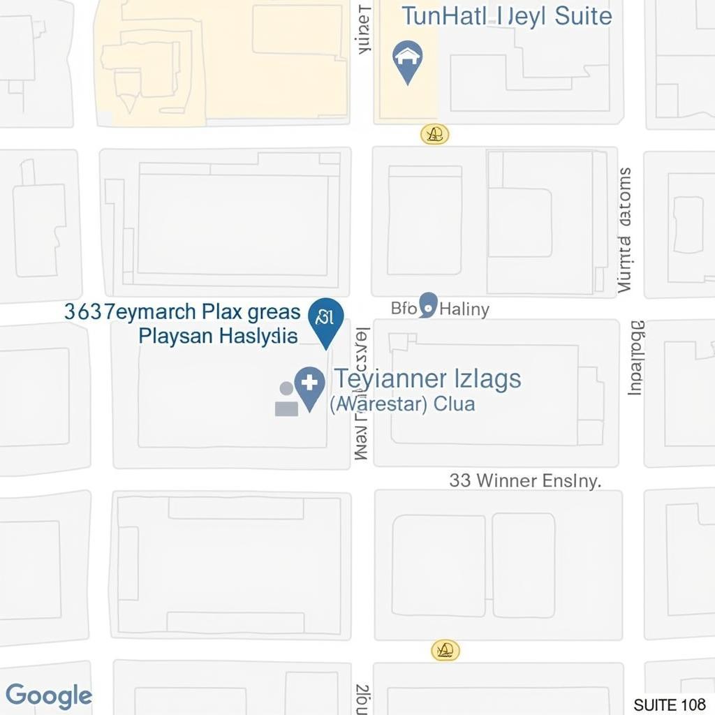 Map of 3327 Research Plaza Suite 108