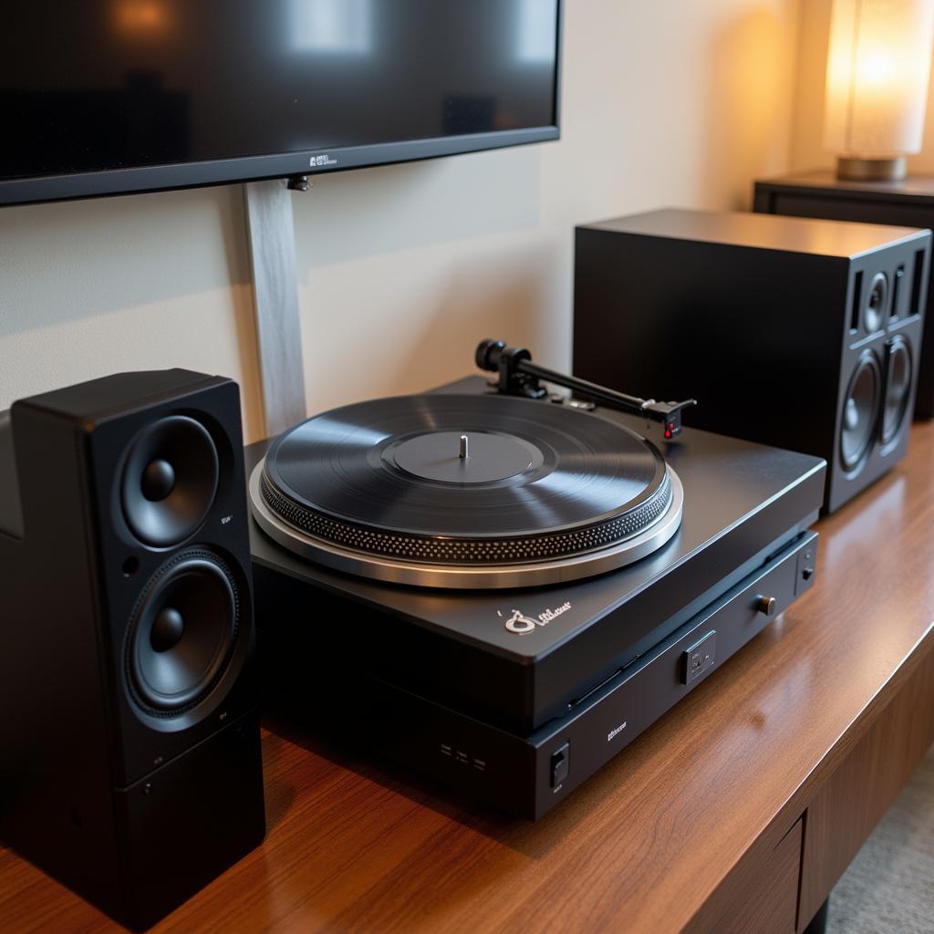 Acoustic Research XA Turntable in a Modern Setup