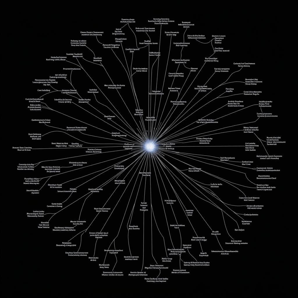 AI algorithms analyzing large datasets of paranormal reports to identify geographical and temporal patterns.