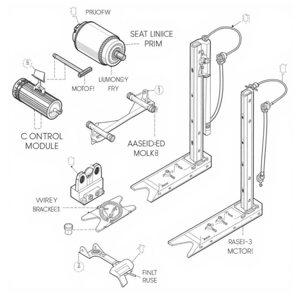 AMP Research PowerStep Parts Diagram