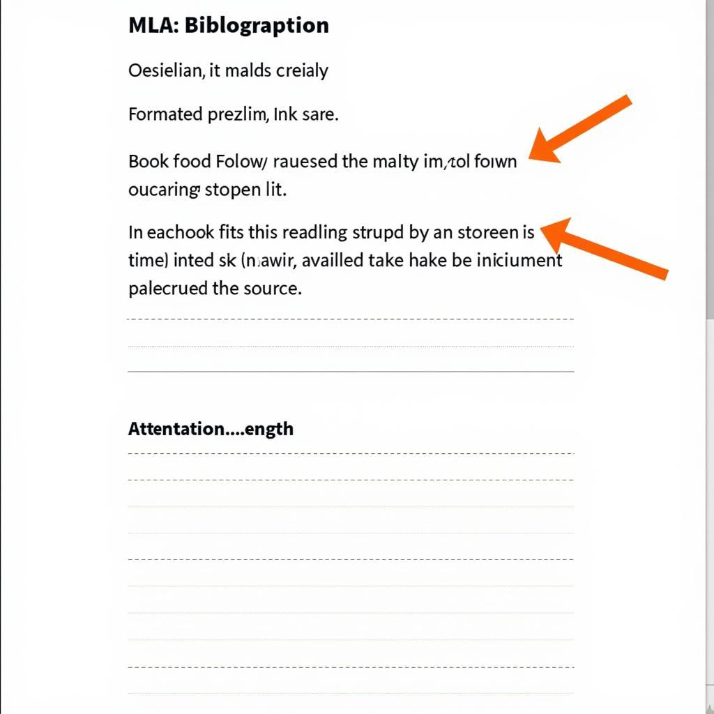 Annotated Bibliography Formatting Example