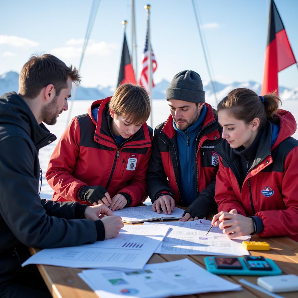 International Collaboration in Antarctic Research