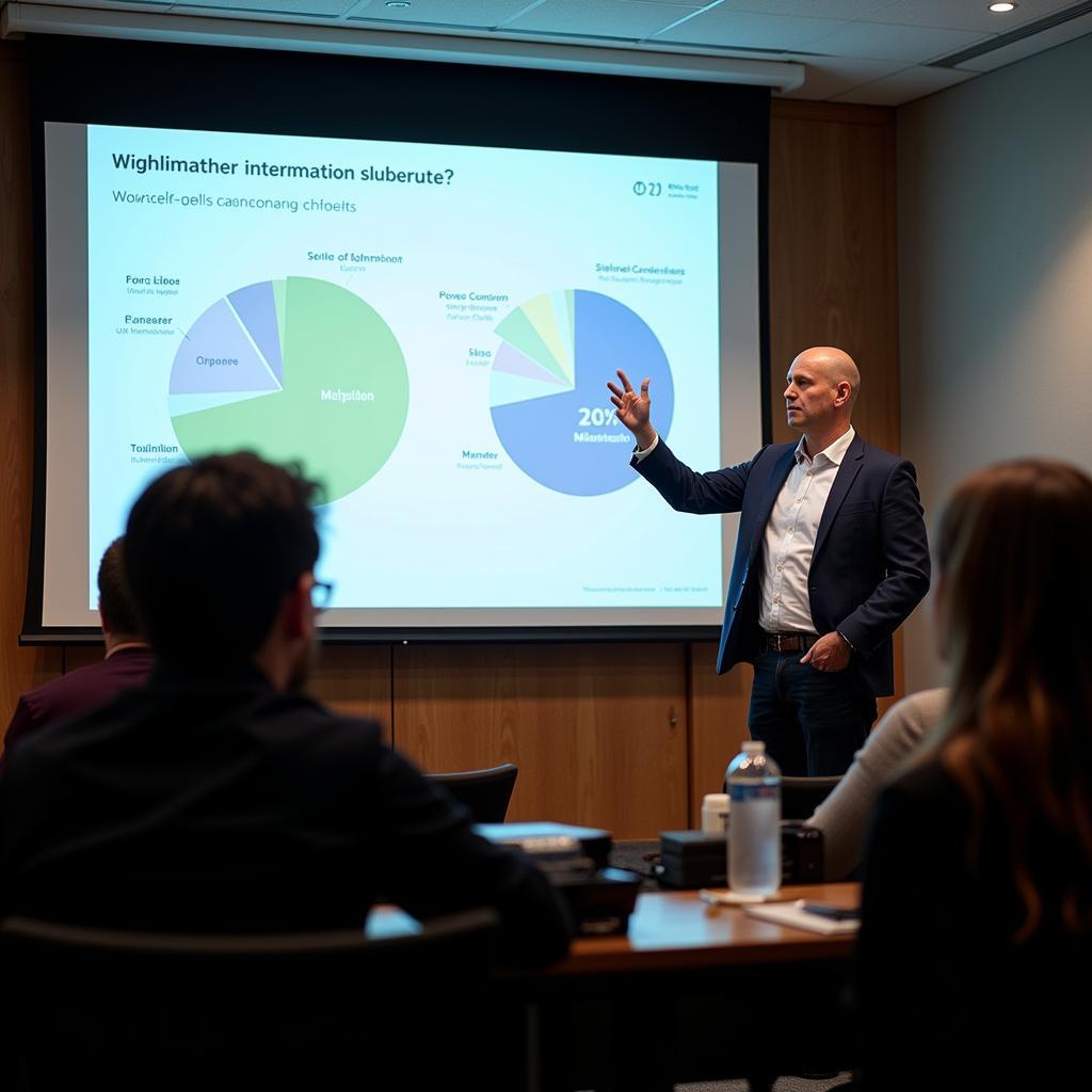 Anton Crane Presenting Research Findings at a Conference