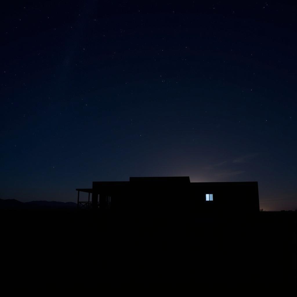 Anza-Borrego Desert Research Center Exterior Building at Night