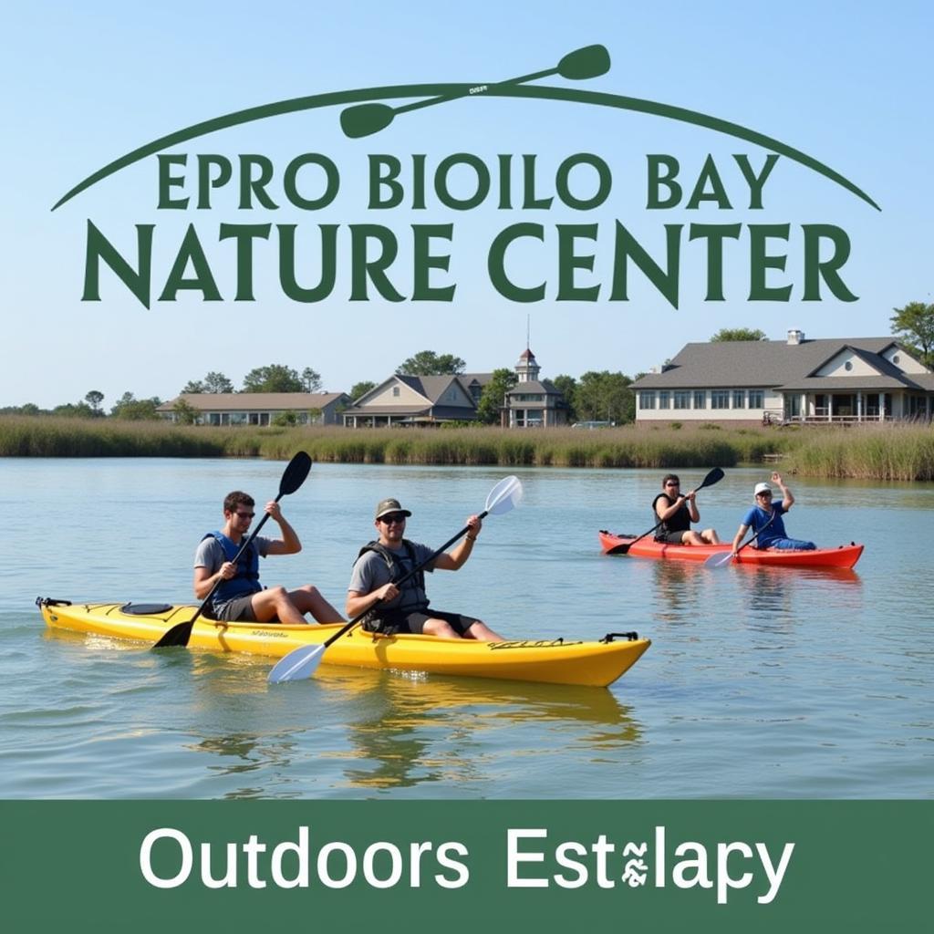 Kayaking in Apalachicola Bay near the Nature Center