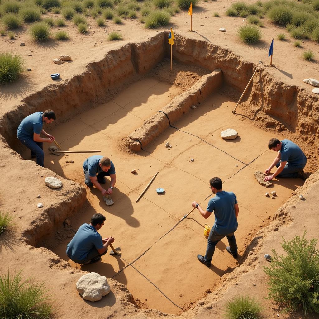 Archaeological Area Research Excavation Site