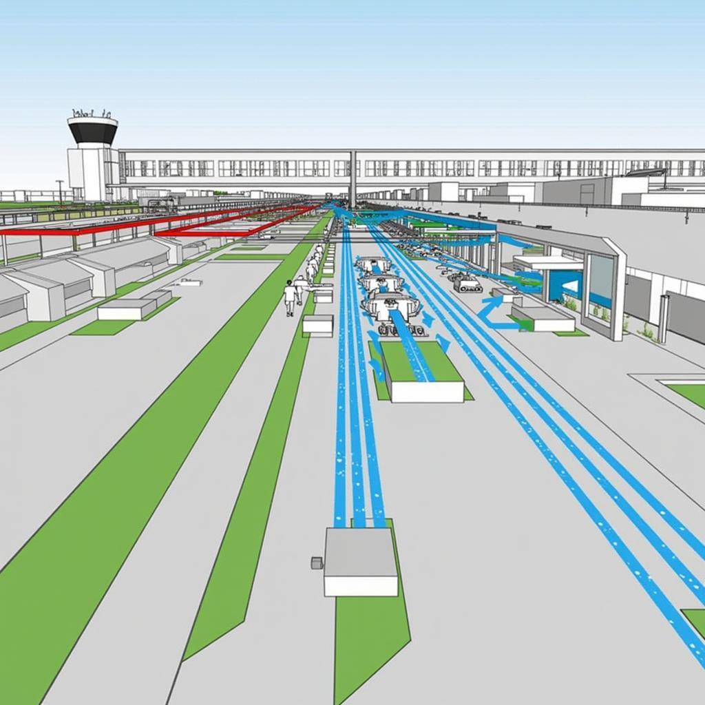 Atlanta Airport Passenger Flow Simulation