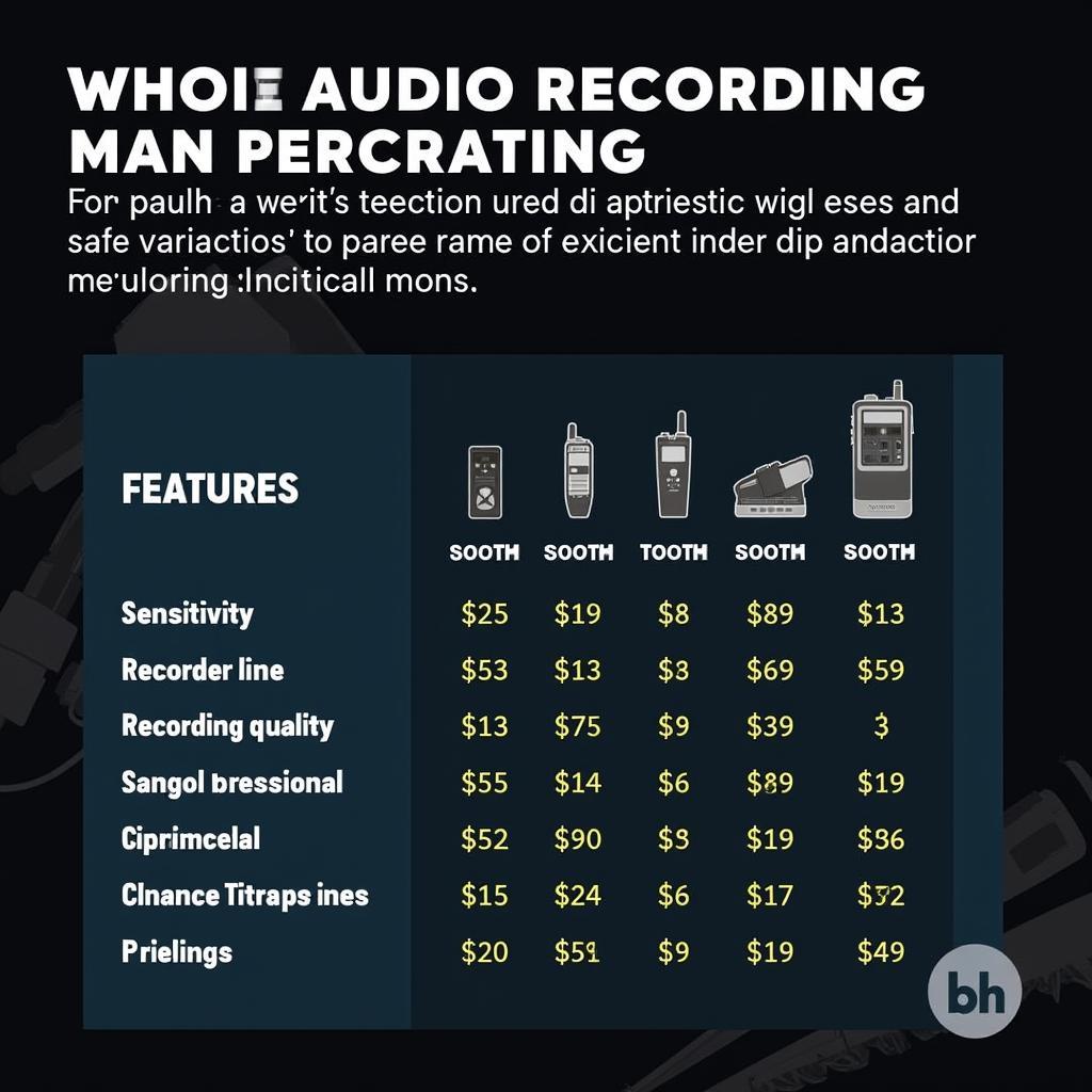 Audio Research Price List Comparison Chart