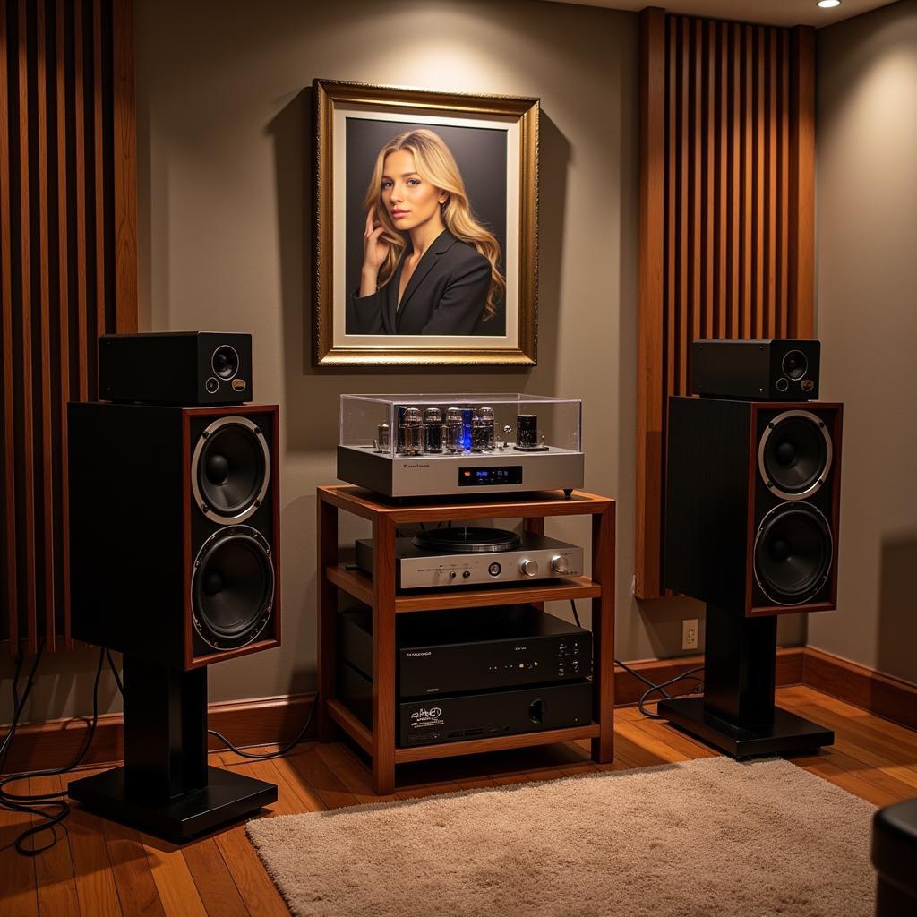 Audio Research Tube Amplifier Listening Setup