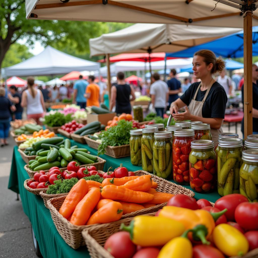 Austin Farmers Market: Fresh Produce and Pickles