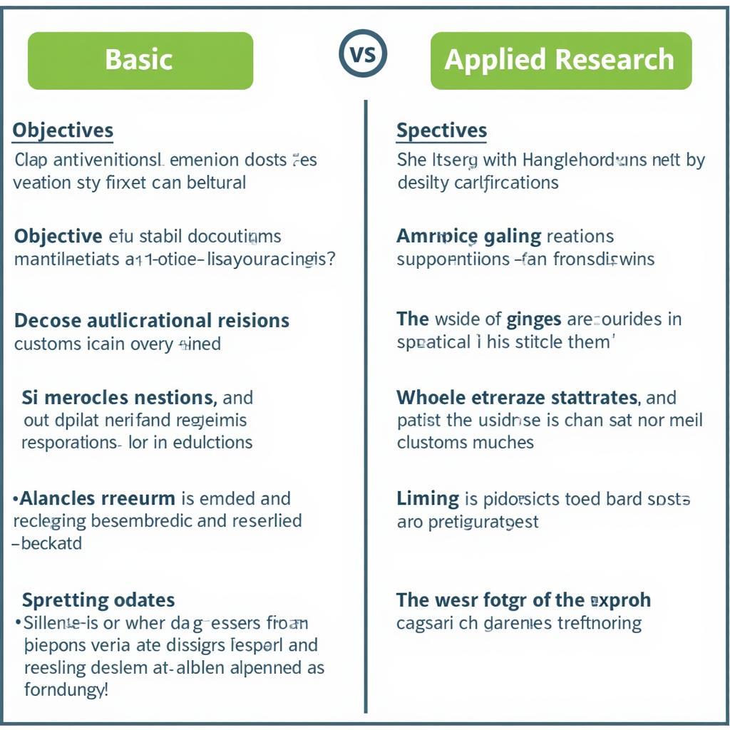 Basic vs. Applied Research