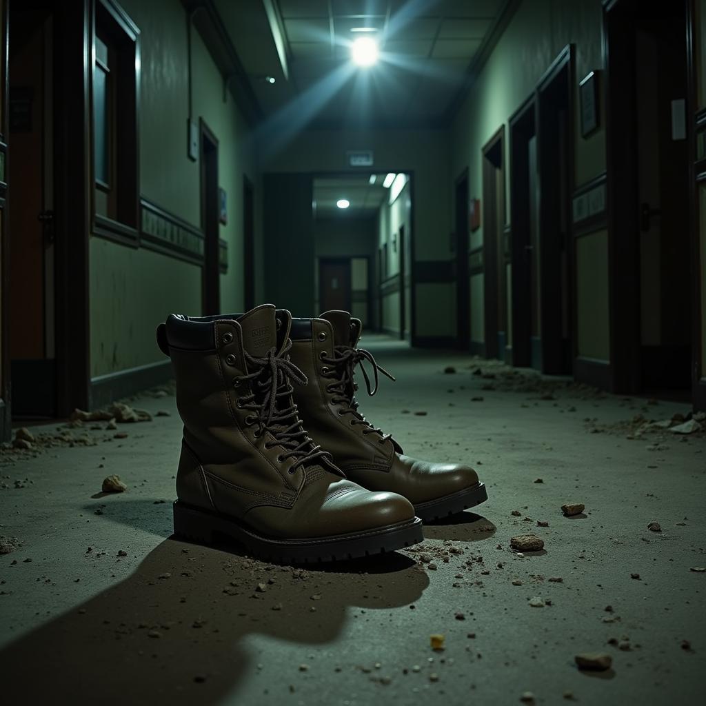 Belleville TR Boots in Abandoned Hospital