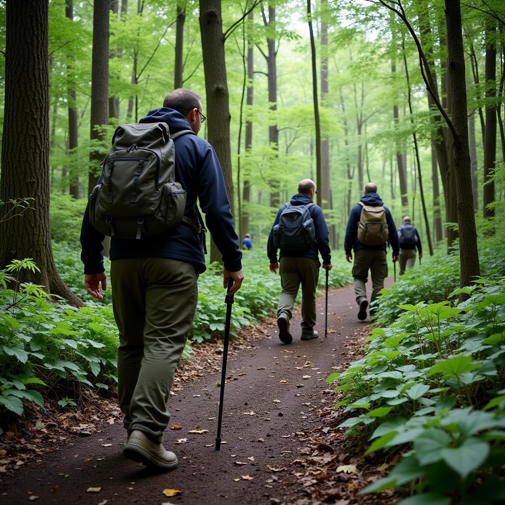 BFRO Expedition in Forest