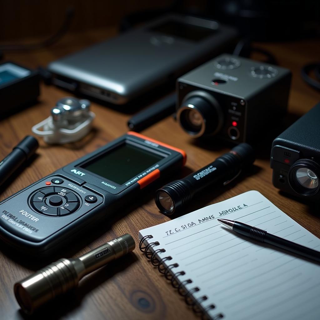 Paranormal investigation equipment used by Big Sky Research Bureau