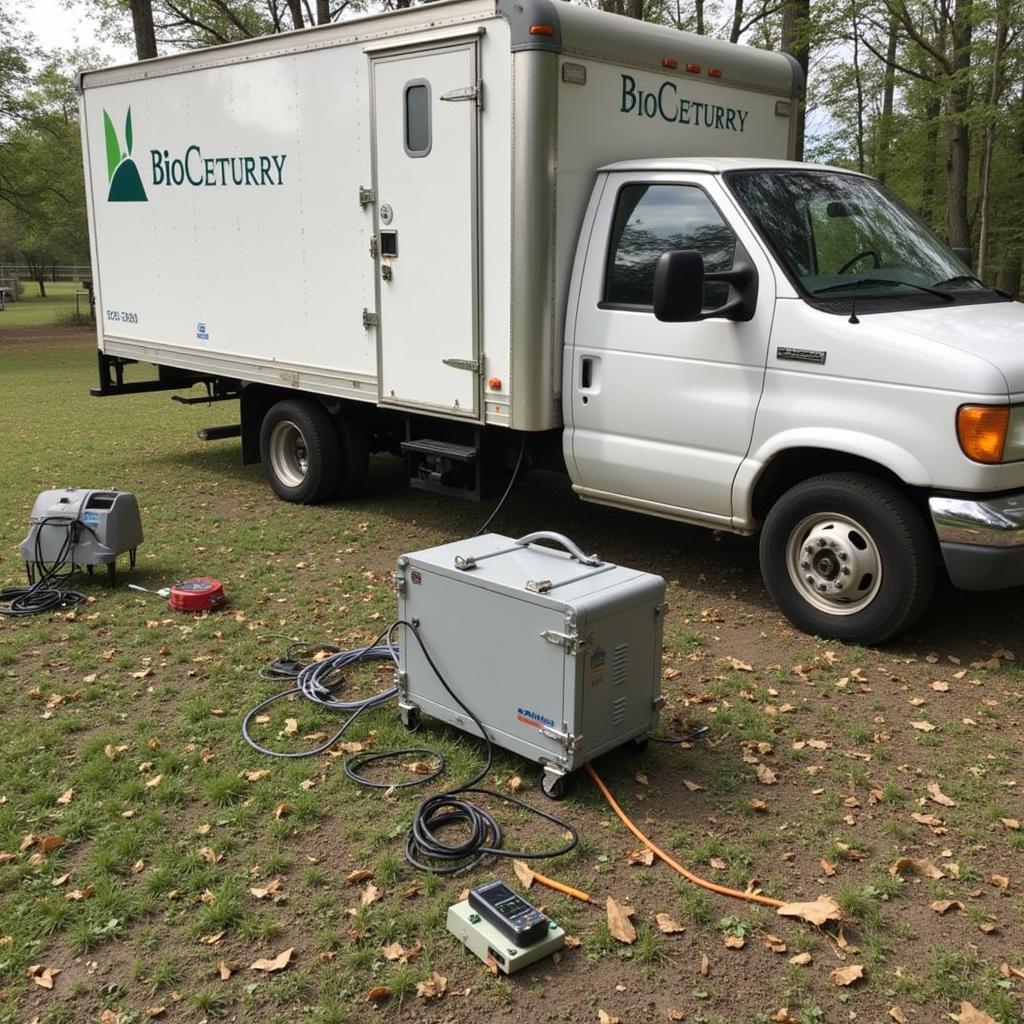 Research Equipment Setup at BioCentury Research Farm