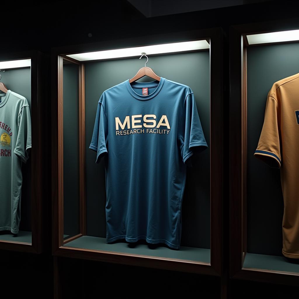 Black Mesa Research Facility Shirt in a Display Case