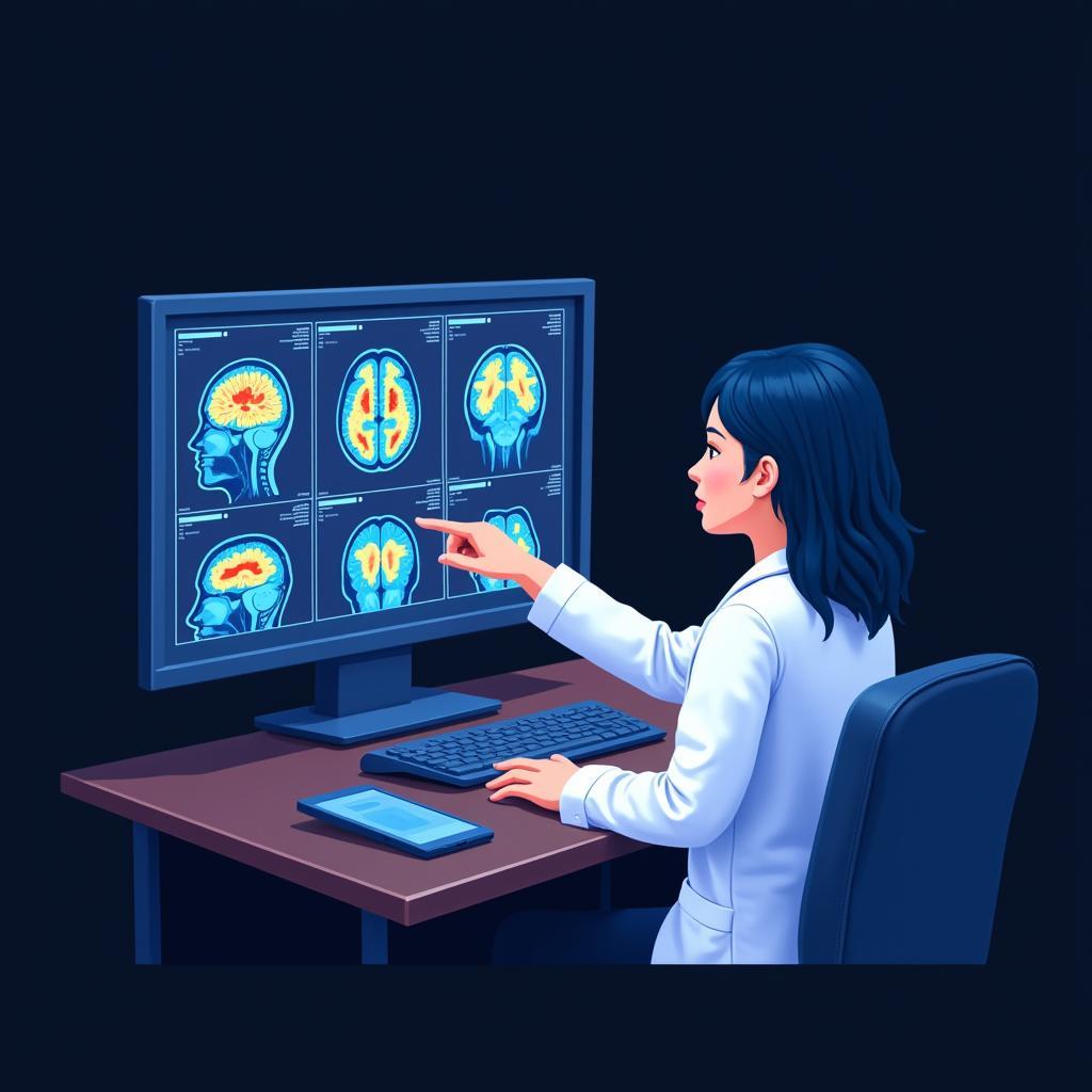 Analyzing Brain Scan Data in Neuroscience Research